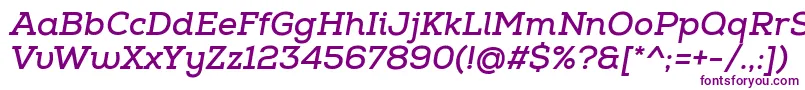 NexaSlabBoldItalic Font – Purple Fonts