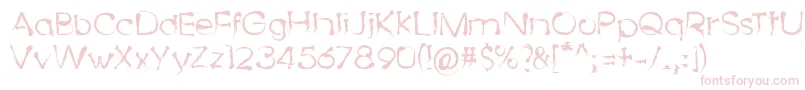 DingyBird Font – Pink Fonts on White Background