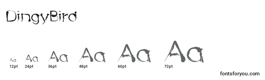 DingyBird Font Sizes