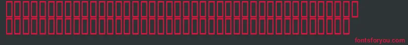 Hoodlum Font – Red Fonts on Black Background