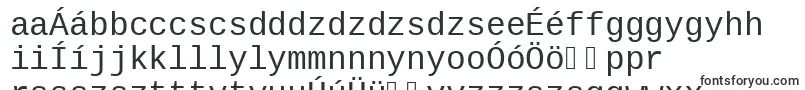 Шрифт Cousine – венгерские шрифты
