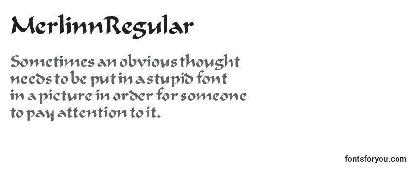MerlinnRegular Font
