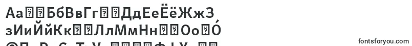 フォントCertaSansMedium – トルクメン文字