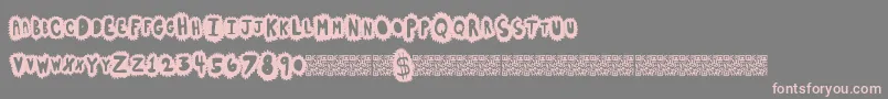 Highsales Font – Pink Fonts on Gray Background