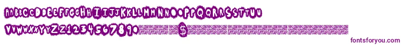 Highsales Font – Purple Fonts on White Background