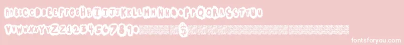 Highsales Font – White Fonts on Pink Background
