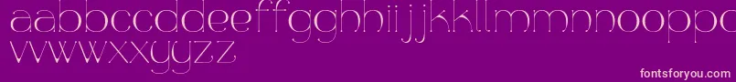 Aquapura Font – Pink Fonts on Purple Background