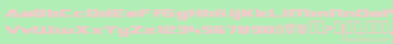 TransroboticsExtendedBold Font – Pink Fonts on Green Background