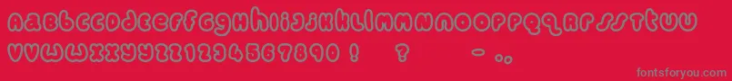 More about Candycolouredclown Font Candycolouredclown Font – Gray Fonts on Red Background