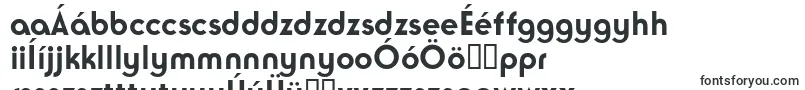 Шрифт NeusesskBold – венгерские шрифты