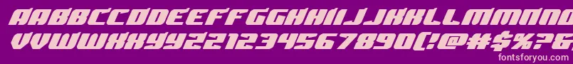 Spartacoexpand Font – Pink Fonts on Purple Background