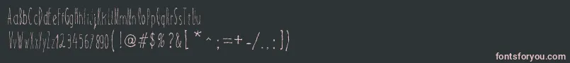 MagicalCordフォントについての詳細 フォントMagicalCord – 黒い背景にピンクのフォント