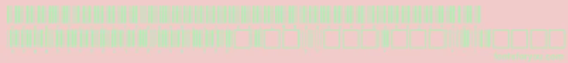 V100009 Font – Green Fonts on Pink Background