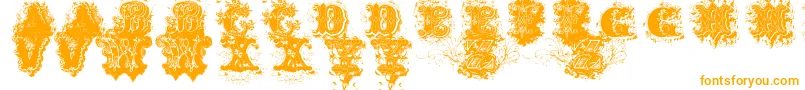 DirtyAmesDirtyAmes Font – Orange Fonts on White Background