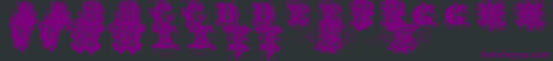 DirtyAmesDirtyAmes Font – Purple Fonts on Black Background