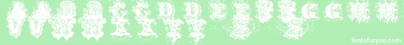 DirtyAmesDirtyAmes Font – White Fonts on Green Background