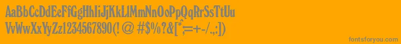 Подробнее о шрифте WindsorcondBoldDb Шрифт WindsorcondBoldDb – серые шрифты на оранжевом фоне