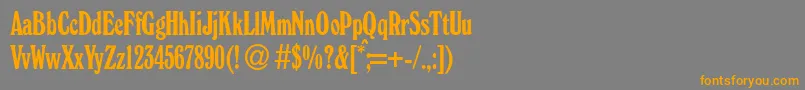 Подробнее о шрифте WindsorcondBoldDb Шрифт WindsorcondBoldDb – оранжевые шрифты на сером фоне