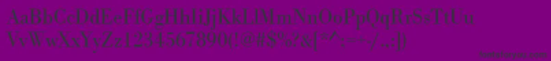 Urwbodonitlignar Font – Black Fonts on Purple Background