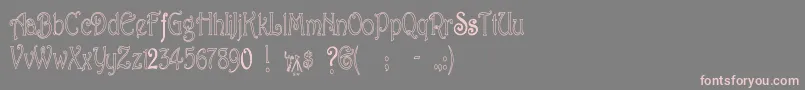 Подробнее о шрифте Berringtoner Шрифт Berringtoner – розовые шрифты на сером фоне