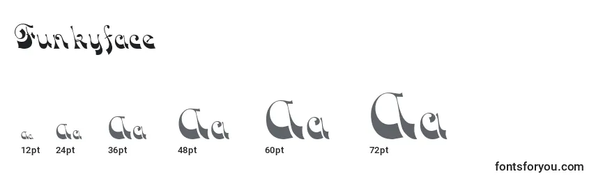 Funkyface Font Sizes