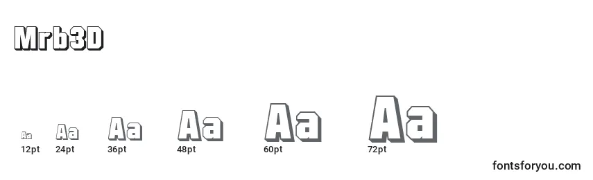 Mrb3D Font Sizes
