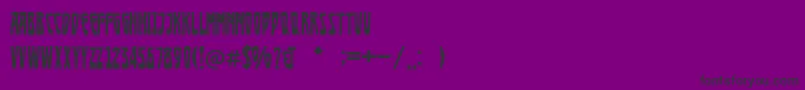 Afisha Font – Black Fonts on Purple Background