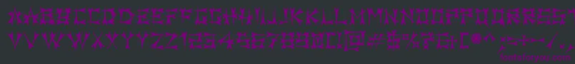 Carbol Font – Purple Fonts on Black Background