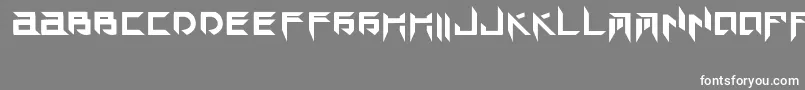 TekHedAngry Font – White Fonts on Gray Background