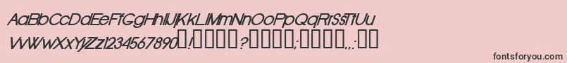 Oldrbi Font – Black Fonts on Pink Background