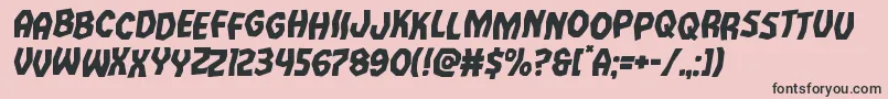 Vampirebridestagital Font – Black Fonts on Pink Background