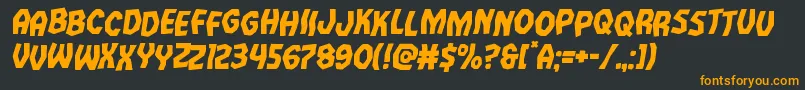 Vampirebridestagital Font – Orange Fonts on Black Background