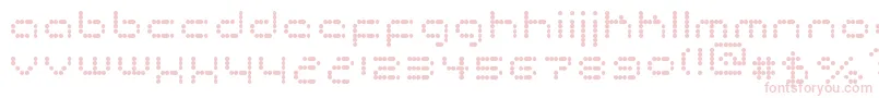 Matrixtron Font – Pink Fonts on White Background