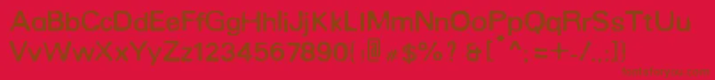Lisätietoja RoundedEroded-fontista RoundedEroded-fontti – ruskeat fontit punaisella taustalla