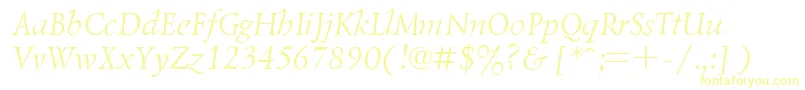 Weitere Informationen zur UkrainianlazurskiItalic-Schriftart UkrainianlazurskiItalic-Schriftart – Gelbe Schriften