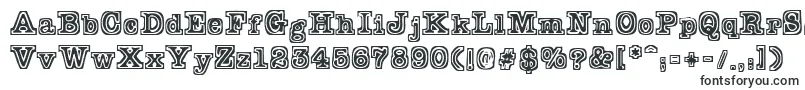 Typeblock Font – Typewriter Fonts