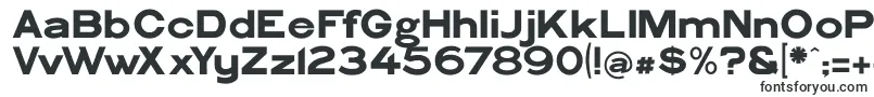 Шрифт PhiladelphianGothic – вертикальные шрифты