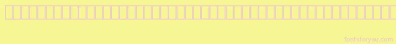 フォントSultanKoufi – ピンクのフォント、黄色の背景