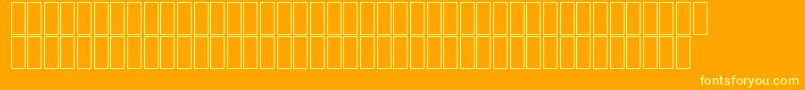 FsMetal Font – Yellow Fonts on Orange Background