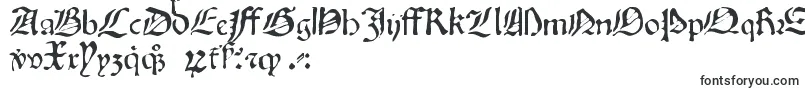 Шрифт Oldprint – средневековые шрифты