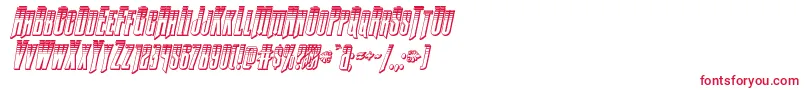 Butchsundanceplatital Font – Red Fonts on White Background