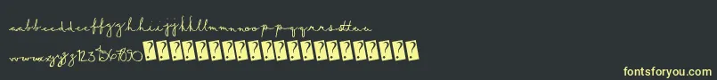 Más sobre la fuente Summerscript fuente Summerscript – Fuentes Amarillas Sobre Fondo Negro