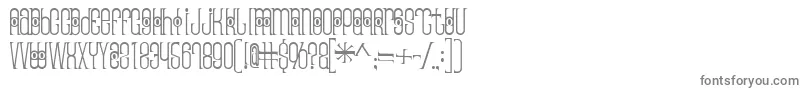 Thaipedicure-Schriftart – Graue Schriften auf weißem Hintergrund