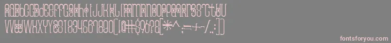 Thaipedicure Font – Pink Fonts on Gray Background
