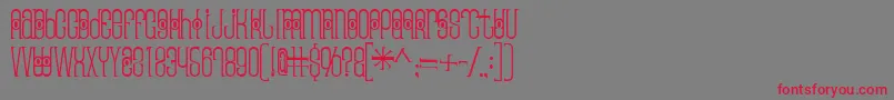 Thaipedicure Font – Red Fonts on Gray Background