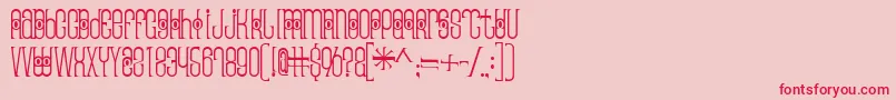 Thaipedicure Font – Red Fonts on Pink Background
