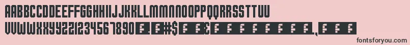 OhioCollegiate Font – Black Fonts on Pink Background