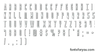 Yfilestitle3D font – stretched Fonts