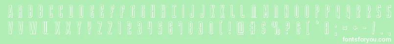 Yfilestitle3D Font – White Fonts on Green Background