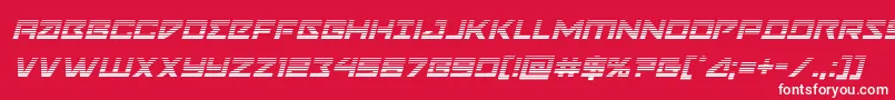 Navycadetgradital Font – White Fonts on Red Background